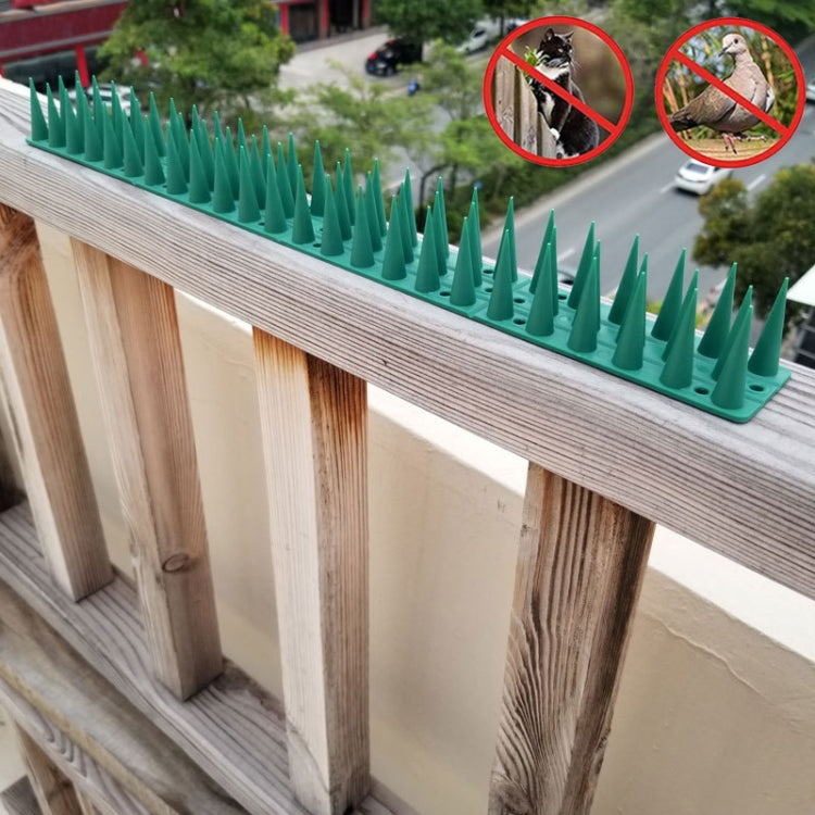 Plastic Bird Repellent Thorns Fence Anti-climb Nails(Green) - Outdoor Insect Repellent by PMC TechLife | Online Shopping South Africa | PMC TechLife | Buy Now Pay Later Mobicred
