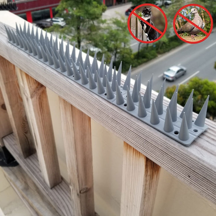 Plastic Bird Repellent Thorns Fence Anti-climb Nails(Grey) - Outdoor Insect Repellent by PMC TechLife | Online Shopping South Africa | PMC TechLife | Buy Now Pay Later Mobicred