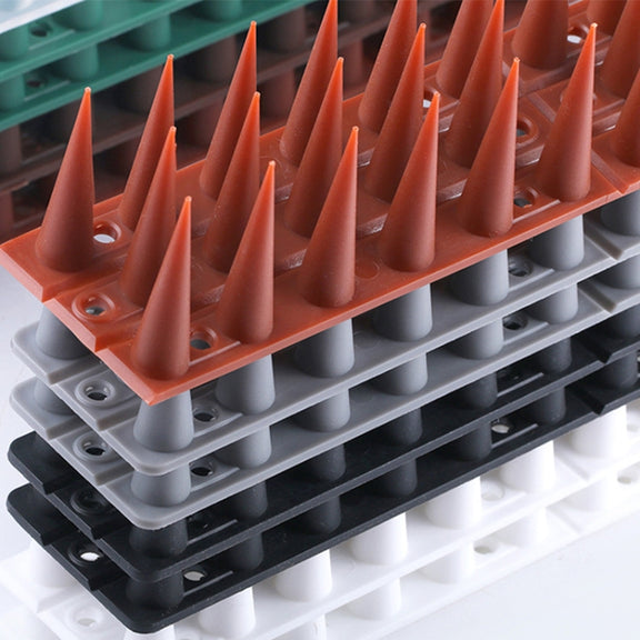 Plastic Bird Repellent Thorns Fence Anti-climb Nails(Brick Red)