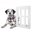 34cmx 44cm  Pet Plaid Door For Screen Window Door Hole With Automatic Closure Lockable(White) - Pet Screen Doors by PMC TechLife | Online Shopping South Africa | PMC TechLife | Buy Now Pay Later Mobicred