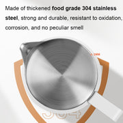 304 Stainless Steel Coffee Pot with Scale, Spec: 350ml (Beige Beak)