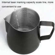 304 Stainless Steel Coffee Pot with Scale, Spec: 350ml (Black Beak)