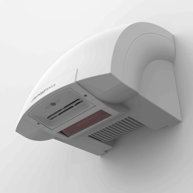 Interhasa 220V Automatic Electric Hand Dryer Mini  Induction Hand Drying Machine,Style: Single Hot,CN Plug