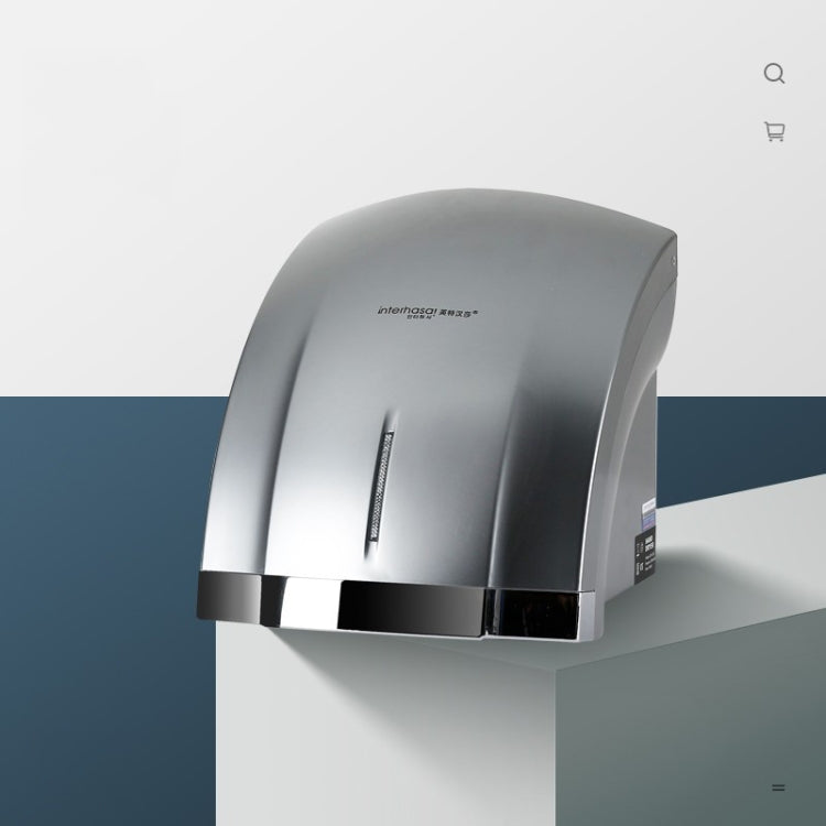 Interhasa  220V 1800W Hot and Cold Switching Electric Hand Dryer,Model: A1003 Silver���CN Plug - free shipping - PMC TechLife - Order now!