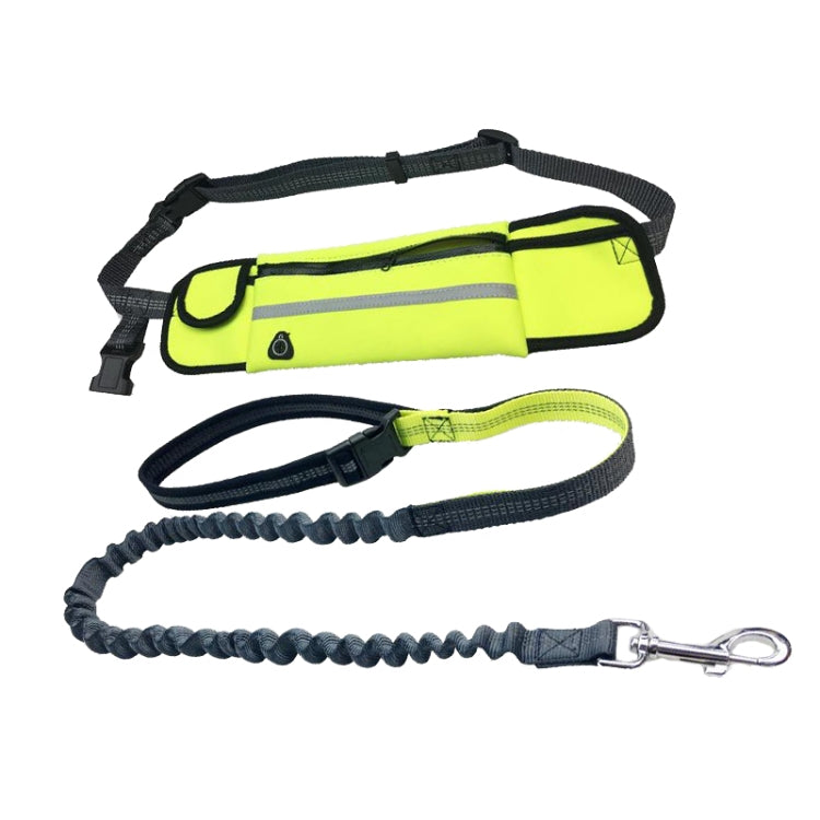 Pet Run Traction Rope Portable Waist Bag(Green) - Leashes & Chest Strap by PMC TechLife | Online Shopping South Africa | PMC TechLife | Buy Now Pay Later Mobicred