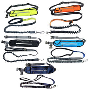 Pet Run Traction Rope Portable Waist Bag(Navy)