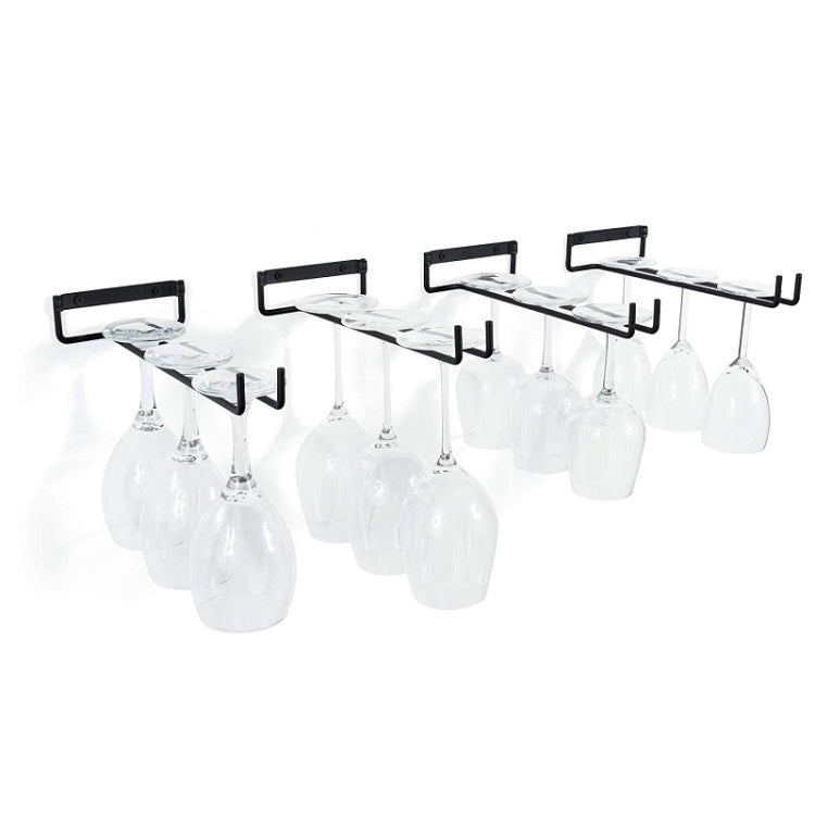 Household Wrought Iron Goblet Upside Down Cup Holder(Black) - Shelf by PMC TechLife | Online Shopping South Africa | PMC TechLife