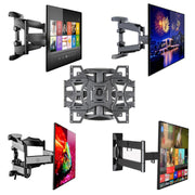 NORTH BAYOU Telescopic Swivel TV Monitor Wall Mount Bracket For 32-52 inch