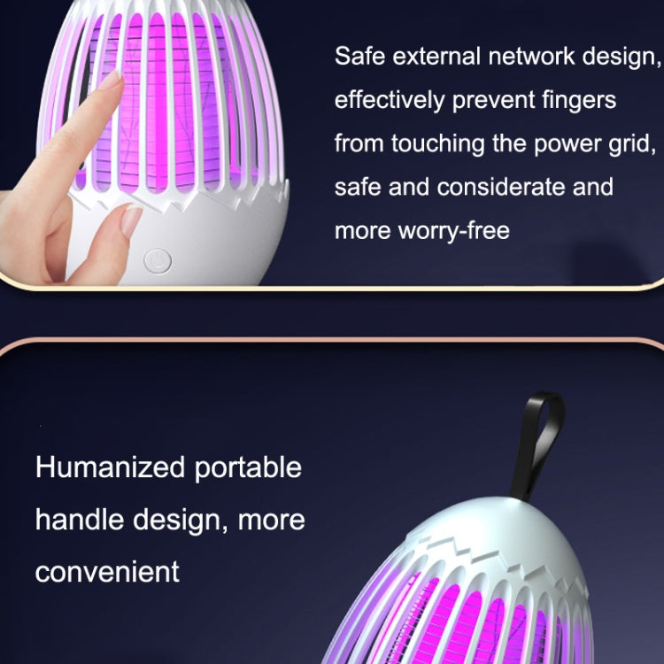 L01 Portable Electric Shock Mosquito Killer Lamp Home Outdoor Photocatalyst Fly Killer(White) - Repellents by PMC TechLife | Online Shopping South Africa | PMC TechLife | Buy Now Pay Later Mobicred