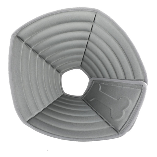 Pet Grooming Anti-Bite Neck Ring, Specification: S(Grey)