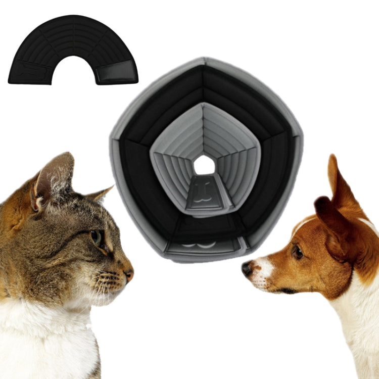 Pet Grooming Anti-Bite Neck Ring, Specification: XL(Black) - Collars by PMC TechLife | Online Shopping South Africa | PMC TechLife | Buy Now Pay Later Mobicred
