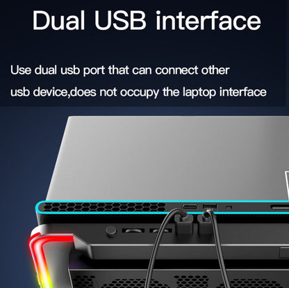 CoolCold F5  Laptop Radiator Bracket Office Desk Adjustable Laptop Cooler,Style: Fantasy Edition - free shipping - PMC Jewellery - Order now!