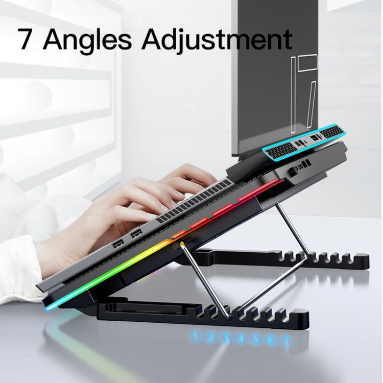 CoolCold F5  Laptop Radiator Bracket Office Desk Adjustable Laptop Cooler,Style: Fantasy Edition - free shipping - PMC Jewellery - Order now!