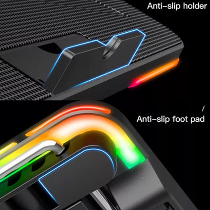 CoolCold F5  Laptop Radiator Bracket Office Desk Adjustable Laptop Cooler,Style: Fantasy Edition - free shipping - PMC Jewellery - Order now!