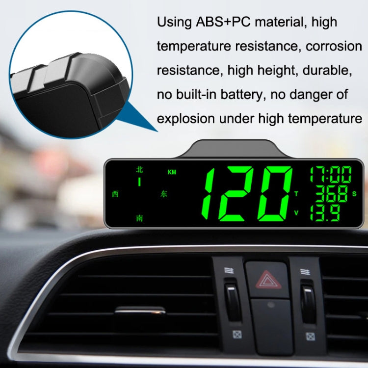 9.0 Inch Screen Car HUD Car Head-up Display Compass Multifunction GPS Speedometer - Head Up Display System by PMC TechLife | Online Shopping South Africa | PMC TechLife | Buy Now Pay Later Mobicred