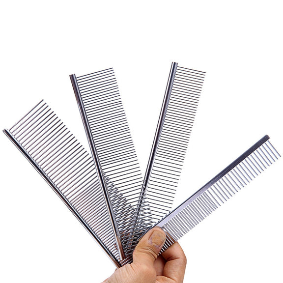 Stainless Steel Pet Comb Pet Hair Comb, Specification: XL