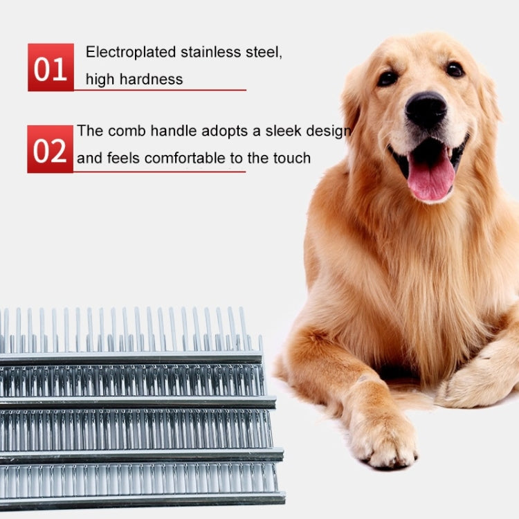 Stainless Steel Pet Comb Pet Hair Comb, Specification: XL - free shipping - PMC TechLife - Order now!