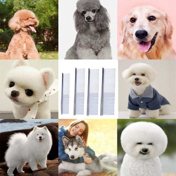 Stainless Steel Pet Comb Pet Hair Comb, Specification: XL