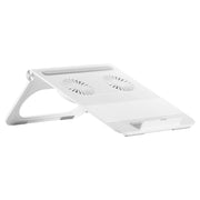 D33  2 Fan Laptop Cooling Bracket Folding Portable Liftable Tablet Bracket(Black)