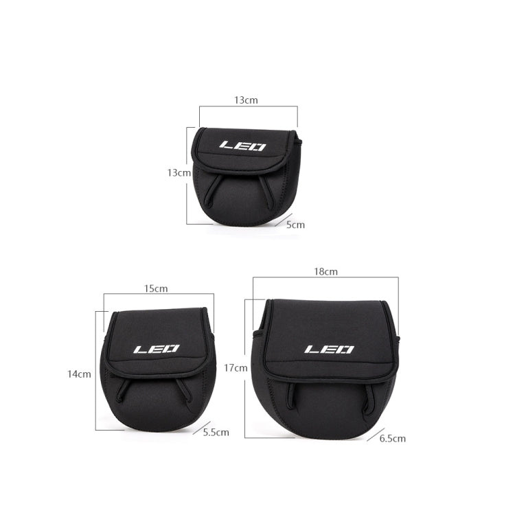 LEO 27918 Slotted Spinning Fishing Wheel Bag Fishing Carrier Protection Soft Cover, Size: Small - free shipping - PMC Jewellery - Order now!