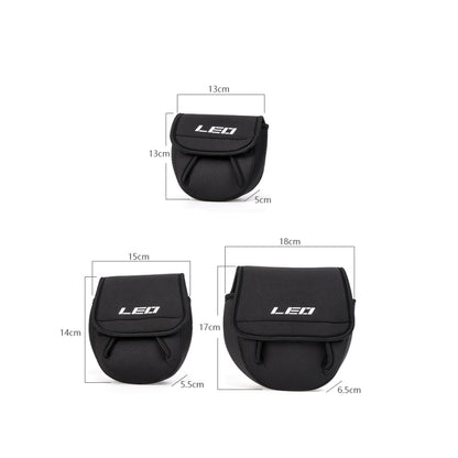 LEO 27918 Slotted Spinning Fishing Wheel Bag Fishing Carrier Protection Soft Cover, Size: Small - free shipping - PMC Jewellery - Order now!