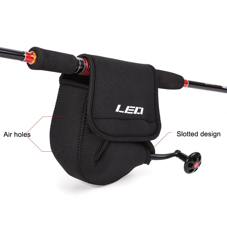 LEO 27918 Slotted Spinning Fishing Wheel Bag Fishing Carrier Protection Soft Cover, Size: Medium - Storage Boxes & Storage Bags by LEO | Online Shopping South Africa | PMC Jewellery | Buy Now Pay Later Mobicred