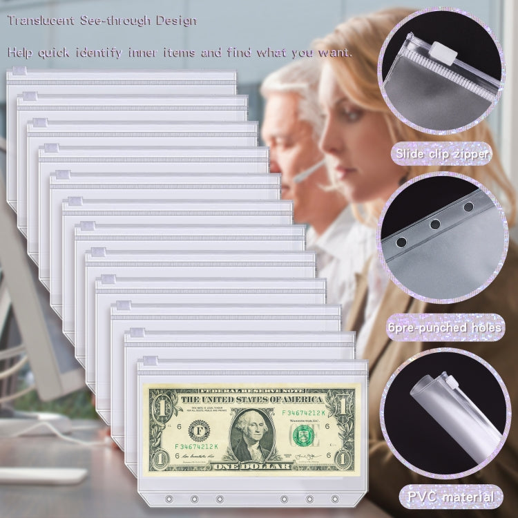 A6 Gypsophila Loose-leaf Bookkeeping Notebook Cash Budget Hand Book(Silver White) - Notebooks by PMC TechLife | Online Shopping South Africa | PMC TechLife