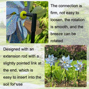 Balcony Garden Farmland Bird Catcher Reflector Anti-bird Laser Windmill, Style: Seven