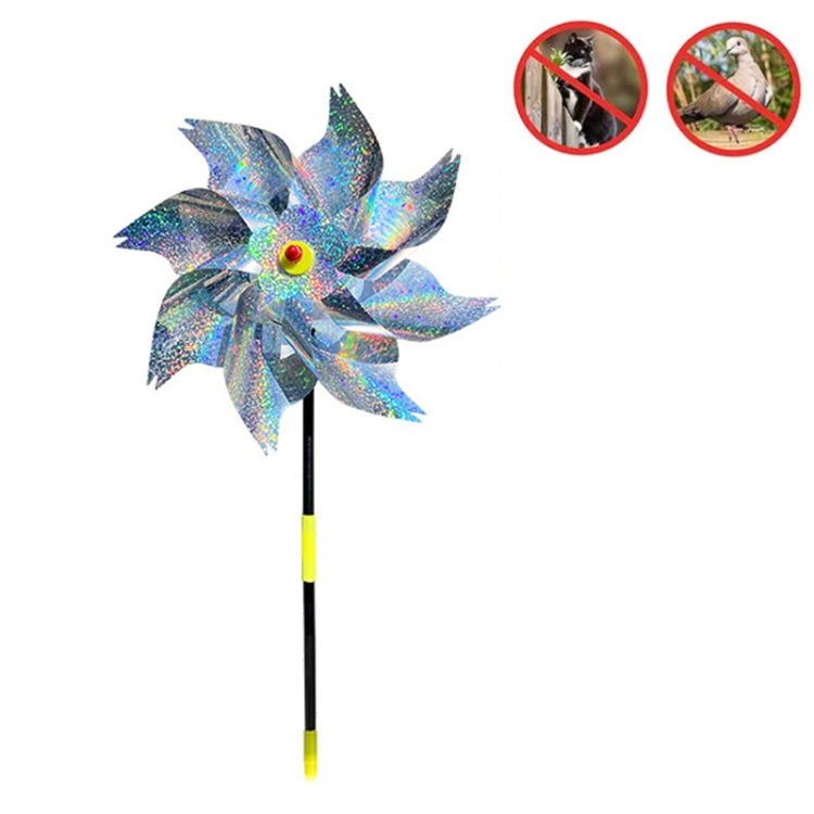 Balcony Garden Farmland Bird Catcher Reflector Anti-bird Laser Windmill, Style: Silver Octagon - Outdoor Insect Repellent by PMC TechLife | Online Shopping South Africa | PMC TechLife | Buy Now Pay Later Mobicred