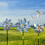Balcony Garden Farmland Bird Catcher Reflector Anti-bird Laser Windmill, Style: Silver Octagon