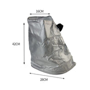 New Energy Vehicle Charging Port Water-resistant Protective Cover, Color: Gray White