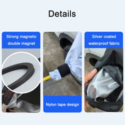 New Energy Vehicle Charging Port Water-resistant Protective Cover, Color: Gray White