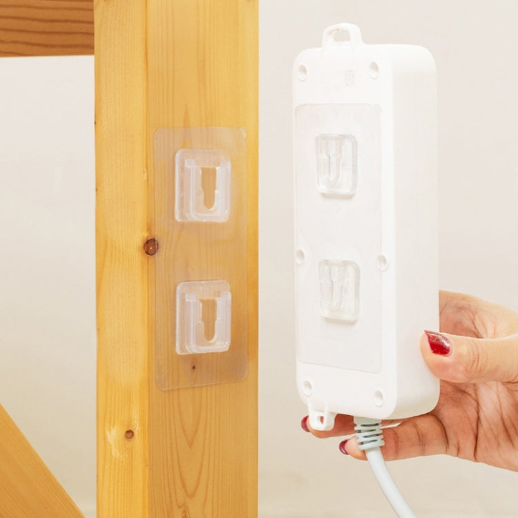 Traceless Wall Hanging Multifunction Plug-in Rack, Specification: Double - Shelf & Hooks by PMC TechLife | Online Shopping South Africa | PMC TechLife