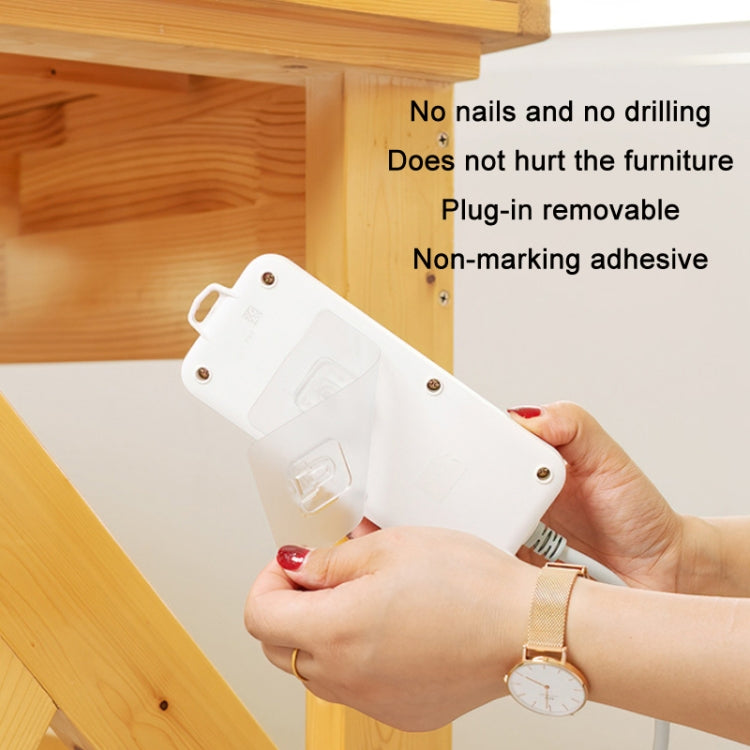 Traceless Wall Hanging Multifunction Plug-in Rack, Specification: Double