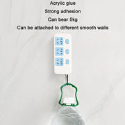 Traceless Wall Hanging Multifunction Plug-in Rack, Specification: Double