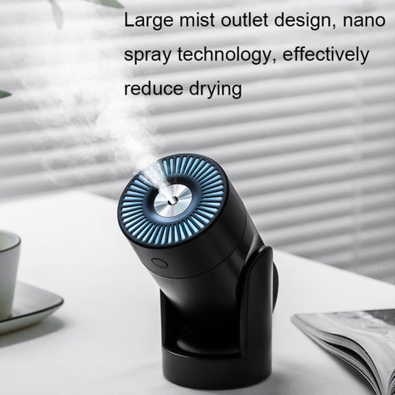 L09 USB Plug-in Rotating Colorful Night Light Humidifier(Pink)