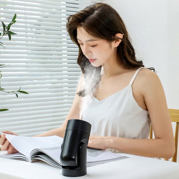 L09 USB Plug-in Rotating Colorful Night Light Humidifier(Pink)