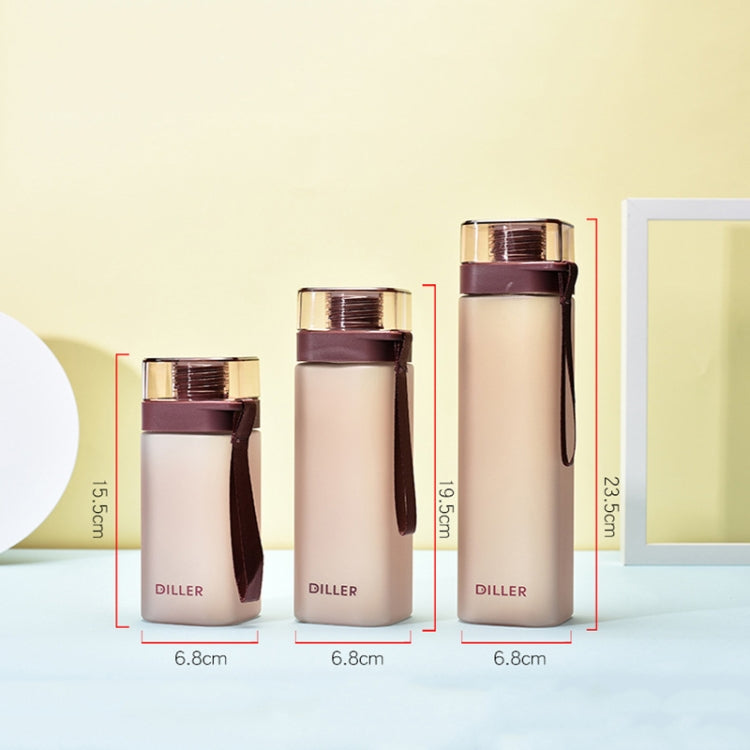 Diller D8646 Square Shape Fitness Leakproof Water Bottle, Capacity: 550ml(Green) - free shipping - PMC TechLife - Order now!