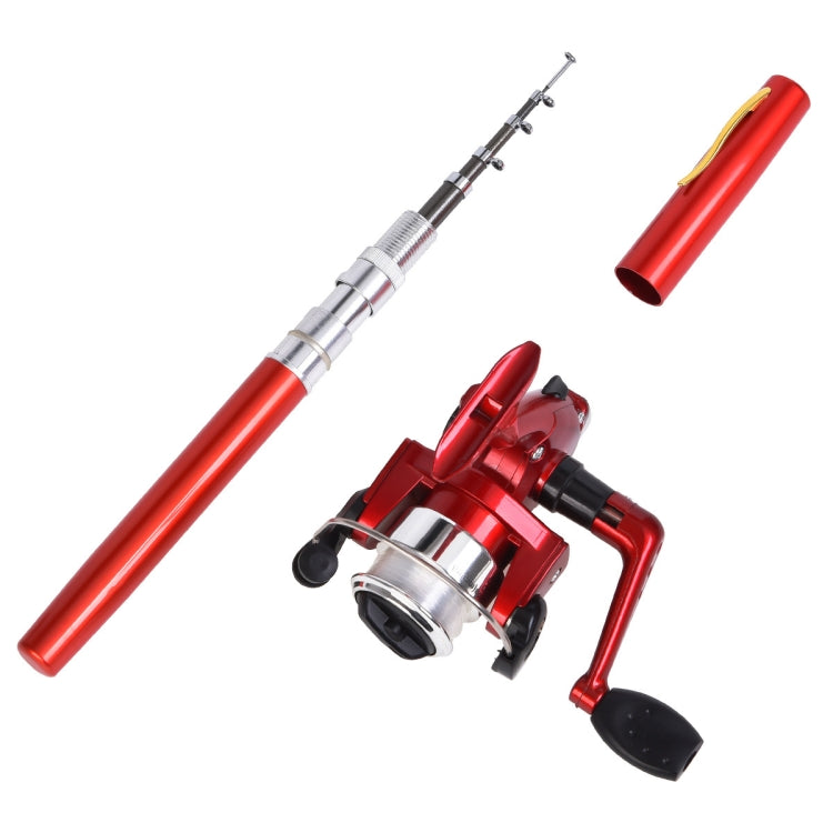 LEO Pen Type Fishing Rod & Spinning Wheel Fishing Reel Portable Pocket Fishing Gear(H8022G Gold) - Fishing Rods & Accessories by LEO | Online Shopping South Africa | PMC TechLife | Buy Now Pay Later Mobicred
