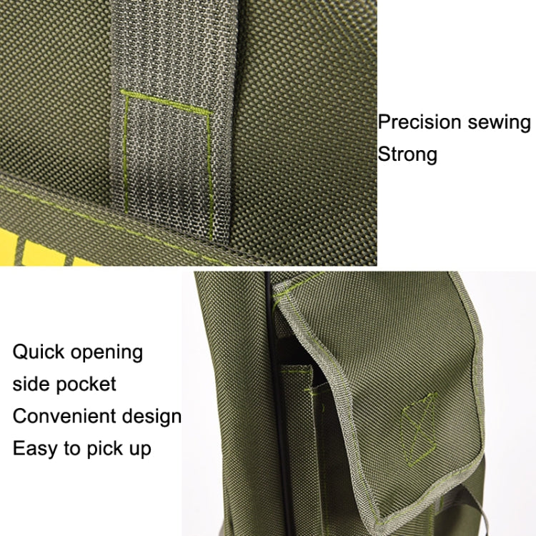 LEO 27746 Folding Fishing Rod Bag Long Fishing Gear Soft Bag, Length: 1m Black - Storage Boxes & Storage Bags by LEO | Online Shopping South Africa | PMC Jewellery | Buy Now Pay Later Mobicred