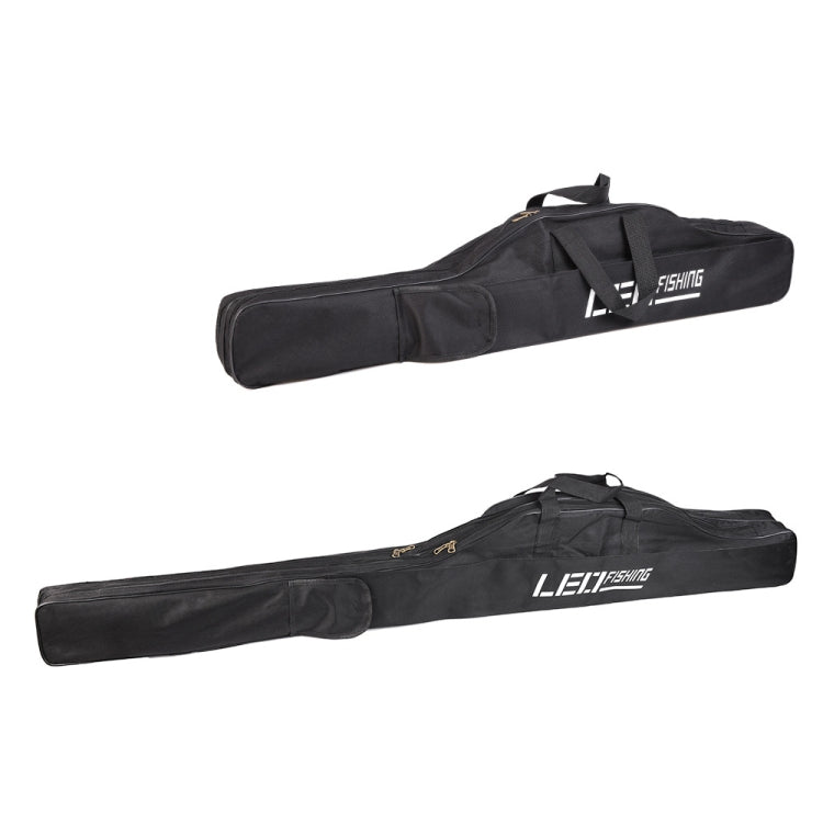 LEO 27746 Folding Fishing Rod Bag Long Fishing Gear Soft Bag, Length: 1.5m Black - free shipping - PMC Jewellery - Order now!