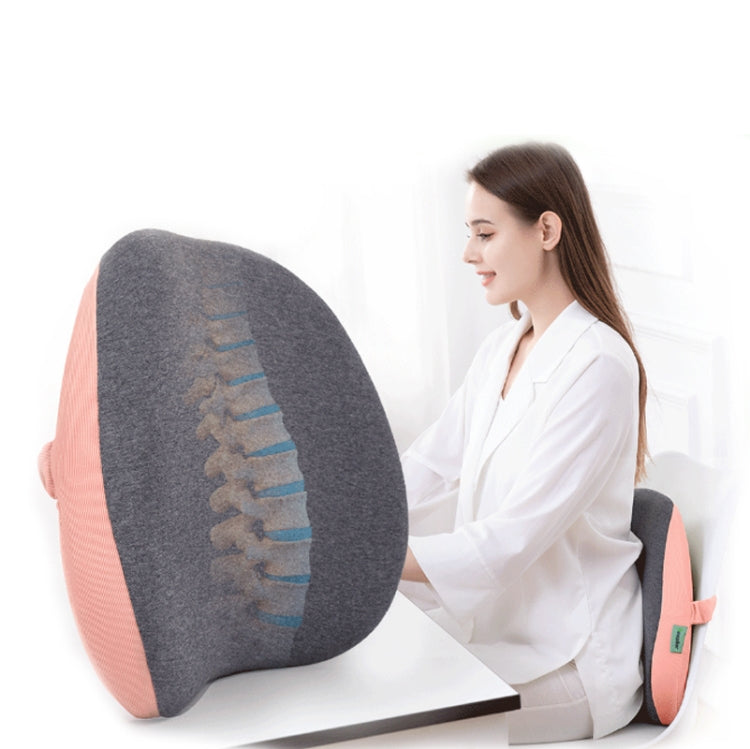 Office Memory Foam Waist Support Cushion Waist Support Pillow(Grass Green) - Cushions & Pillows by PMC TechLife | Online Shopping South Africa | PMC TechLife | Buy Now Pay Later Mobicred