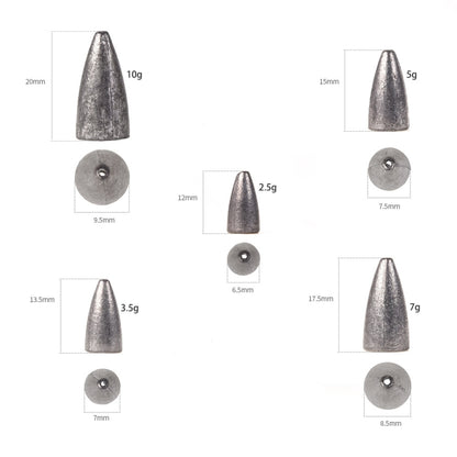 3 Bags LEO 27912 Lure Sea Rod Lead Drop Cast Fishing Sinker, Specification: 2.5g - Fishing Rods & Accessories by LEO | Online Shopping South Africa | PMC Jewellery | Buy Now Pay Later Mobicred