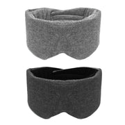 Oversized Cotton Breathable Blackout Sleep Eye Mask(Gray)
