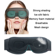 3D Breathable Shading Eye Protection Sleep Eye Mask(Navy)