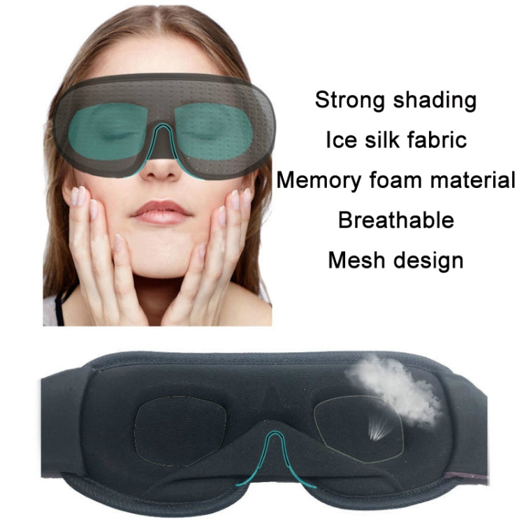 3D Breathable Shading Eye Protection Sleep Eye Mask(Black) - free shipping - PMC TechLife - Order now!
