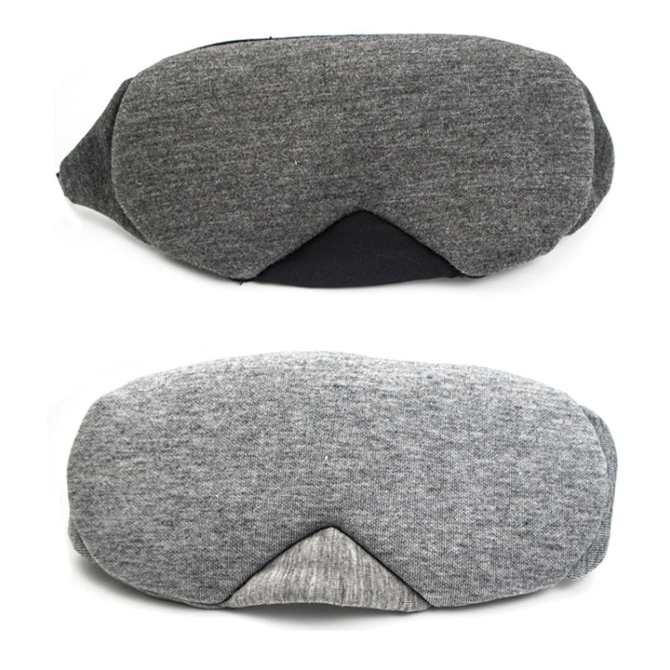 Wire Nose Adjustable Breathable Sleeping Eye Mask(Black)