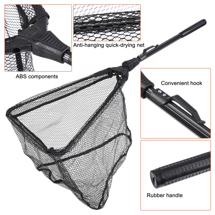 LEO 28036 Single Triangle Composite Net Portable Outdoor Fish Net, Size: 30x30cm - free shipping - PMC Jewellery - Order now!