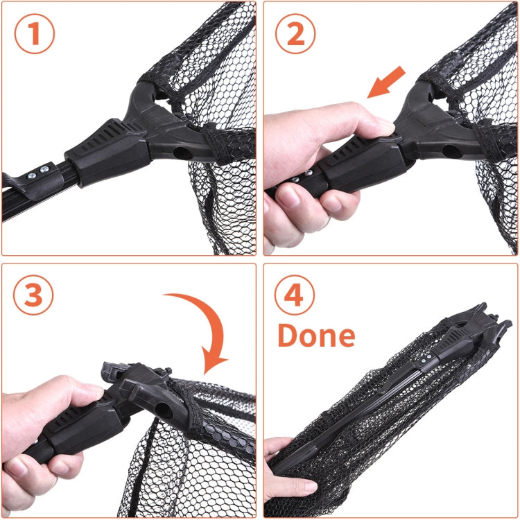 LEO 28036 Single Triangle Composite Net Portable Outdoor Fish Net, Size: 30x30cm - free shipping - PMC Jewellery - Order now!