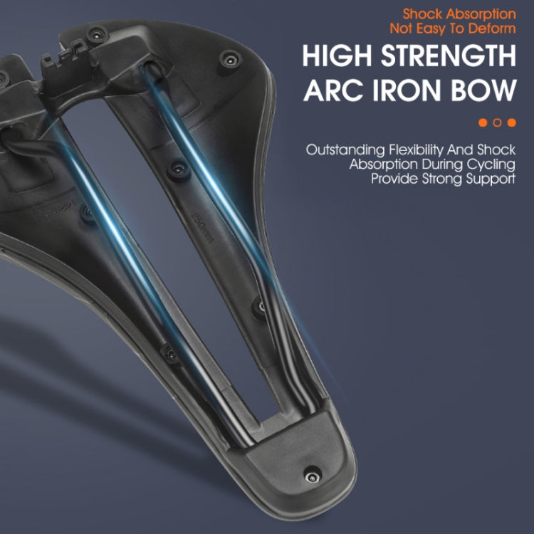 WEST BIKING Hollow Breathable Comfort Bicycle Saddle(Black Purple) - free shipping - PMc TechLife - Order now!